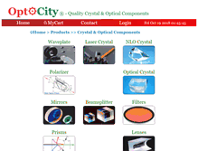 Tablet Screenshot of optocity.com